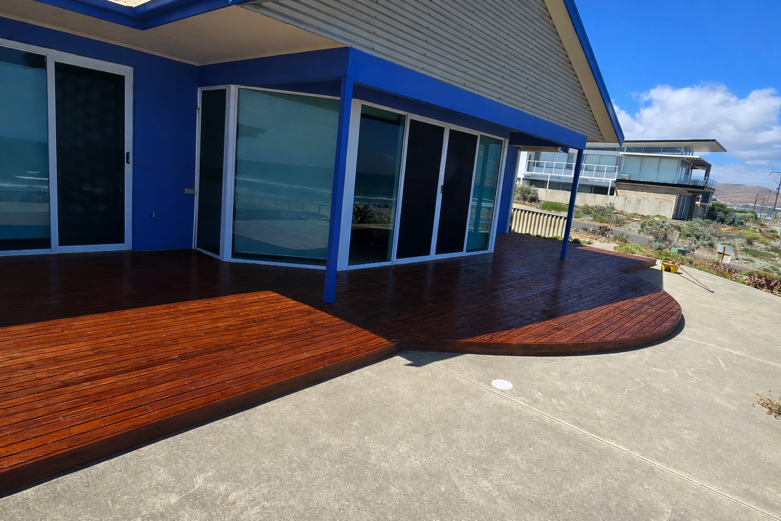 Restored timber deck Adelaide