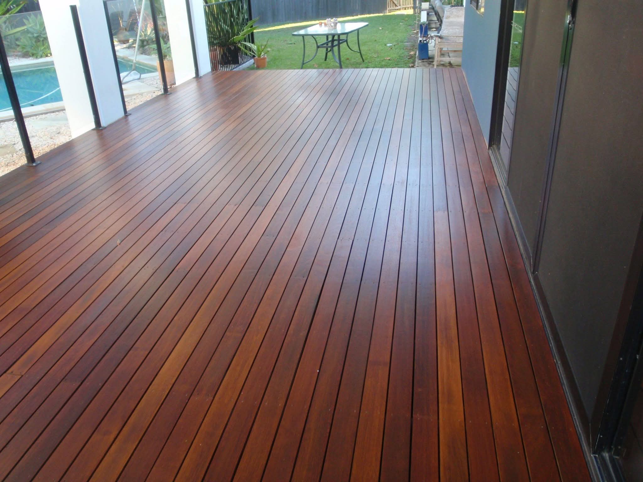 Oiled timber deck South Australia