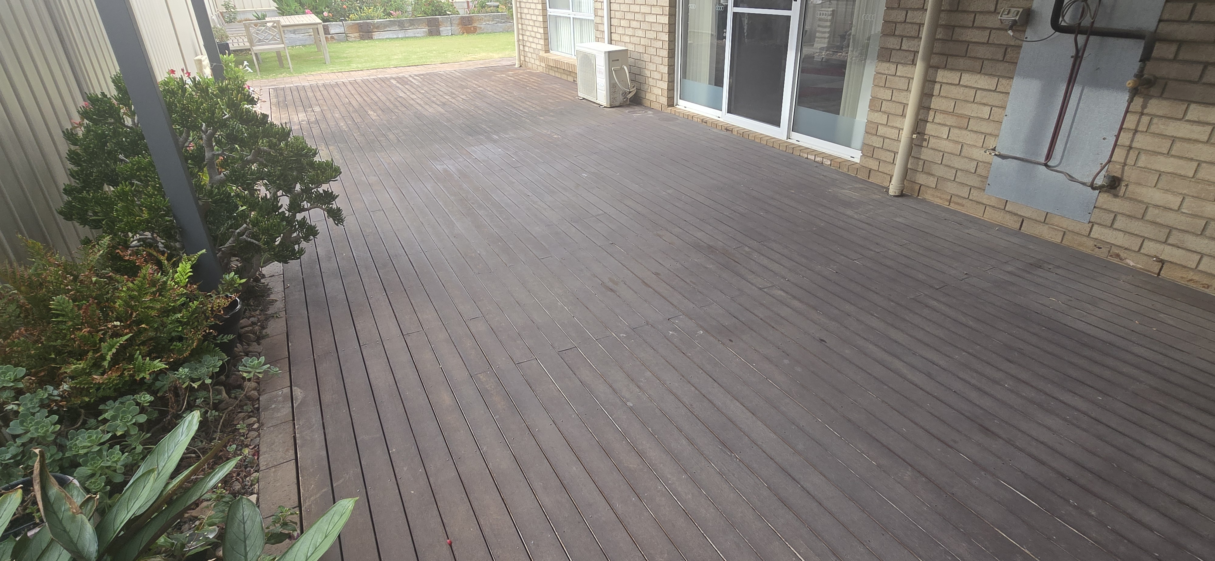 Deck before sanding Adelaide